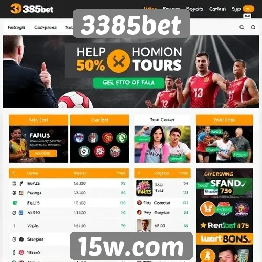 Promoções e bônus disponíveis no site 3385bet